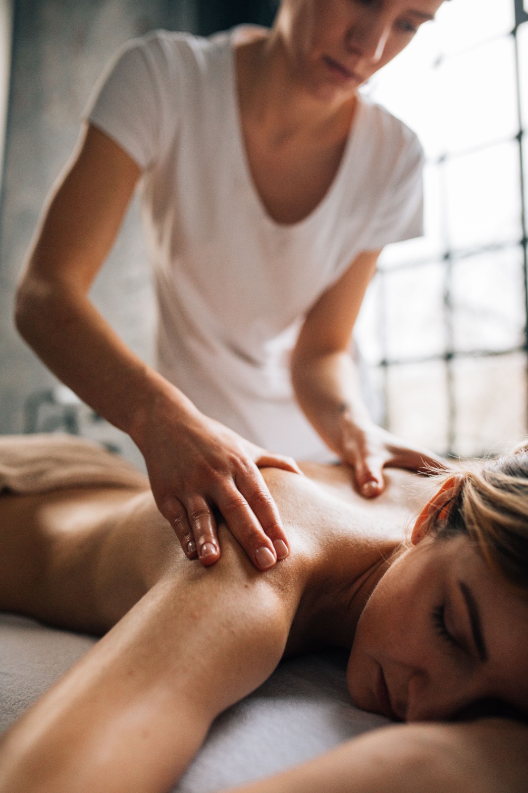 Photo d'une séance d'initiation au massage